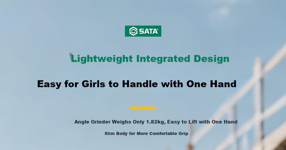 SATA Adjustable Speed Angle Grinder D05725 High Power Household Metal Cutting Polishing Grinding Machine 9