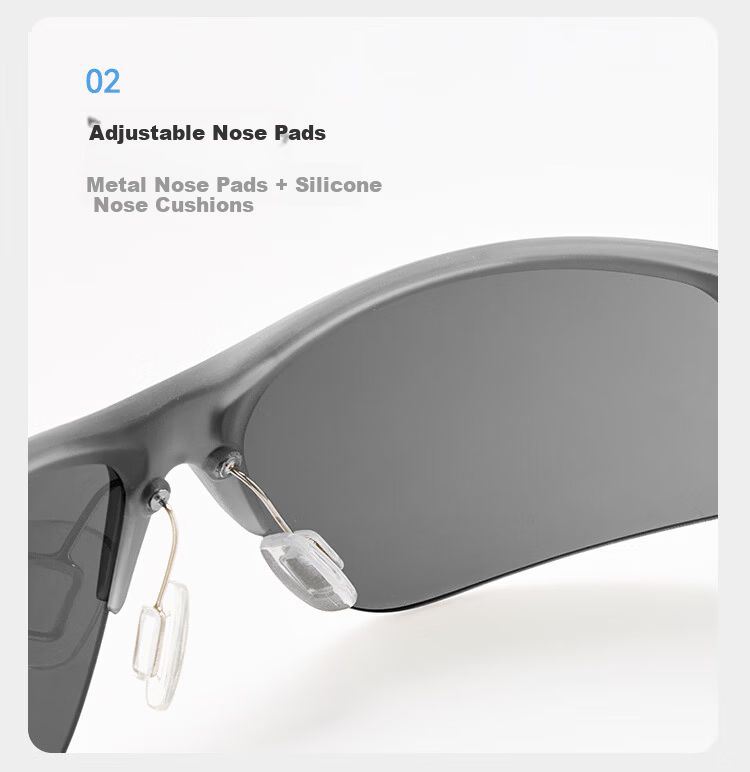JD Jingzao [Aviator] Lightweight Colorful Cycling Glasses Sports Travel UV Protection Sunglasses Iridescent Blue 9