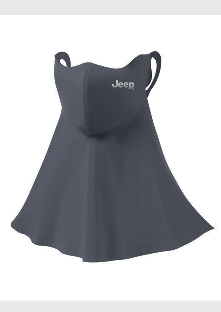JEEP New UV Protection Breathable Sun Hat Summer Outdoor Ice Silk Face Mask for Men and Women 14