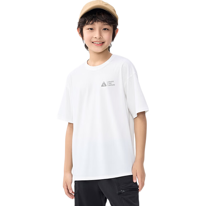 Balabala [balaOne] Boys' Short Sleeve T-Shirt Big Kids Basic Summer 2026 Casual Trendy 208226117107