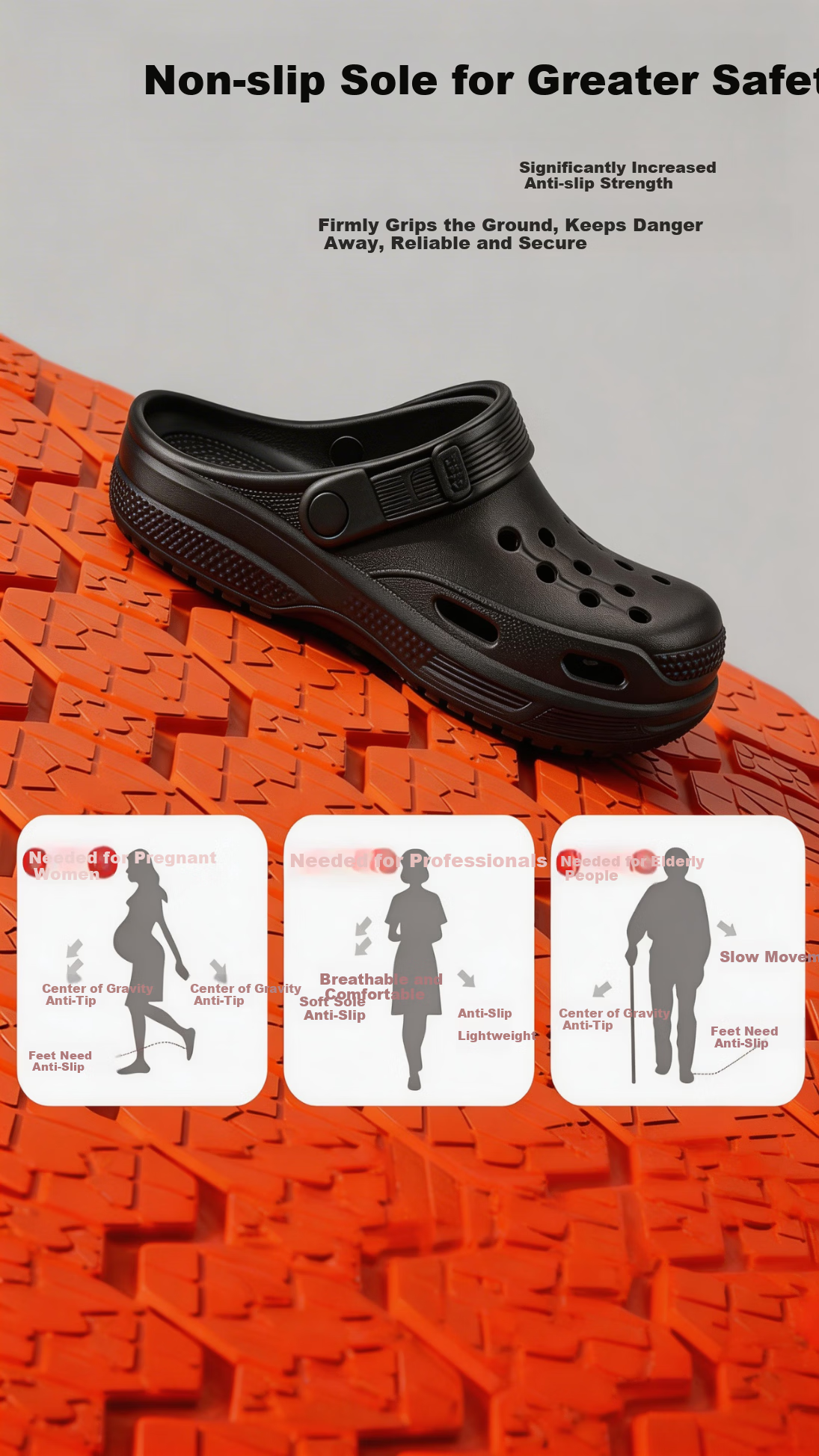 HIPANDA Non-Slip EVA Summer Men's Sandals Outdoor Driving Beach Slippers Women's Closed-Toe Slides 3