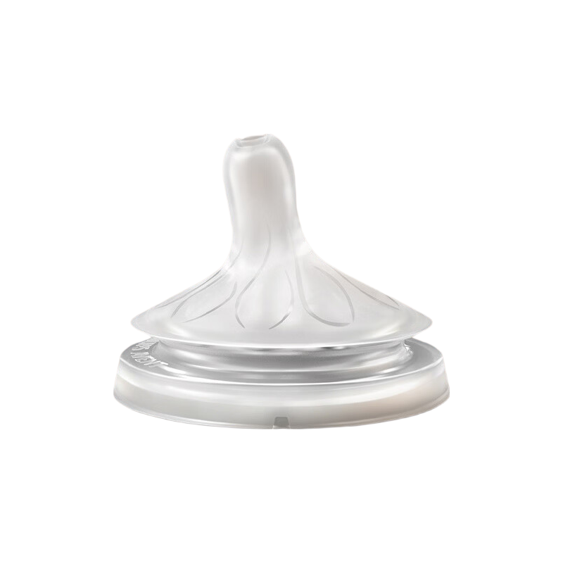 AVENT Philips Natural Comfort Weaning Spout 6+ Months + Realistic Breast Silicone Baby Bottle Nipple Newborn Infant