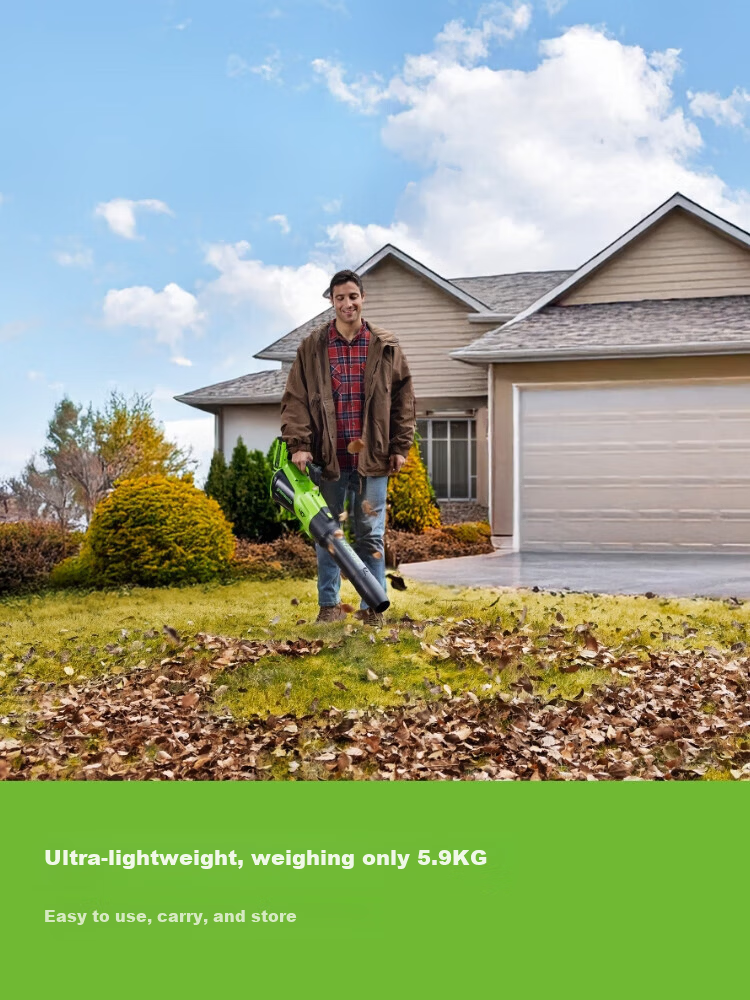 Greebo 40V Cordless Leaf Blower C13 Lithium Battery Snow Blower Garden Dust Blower Powerful Blower Bare Tool 7
