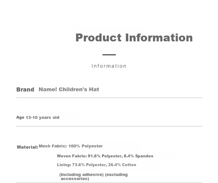 BALABALA Boys' Sun Protection Cape Hat Fashion [Ultraman IP] 207225160112 2