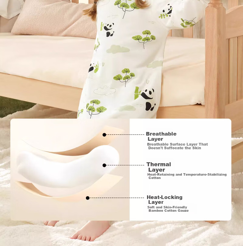 Scoornest Baby Pajamas Autumn Winter Spring Pure Cotton 2025 New Children's Homewear One-piece Cotton Sleepwear for Boys and Girls 15