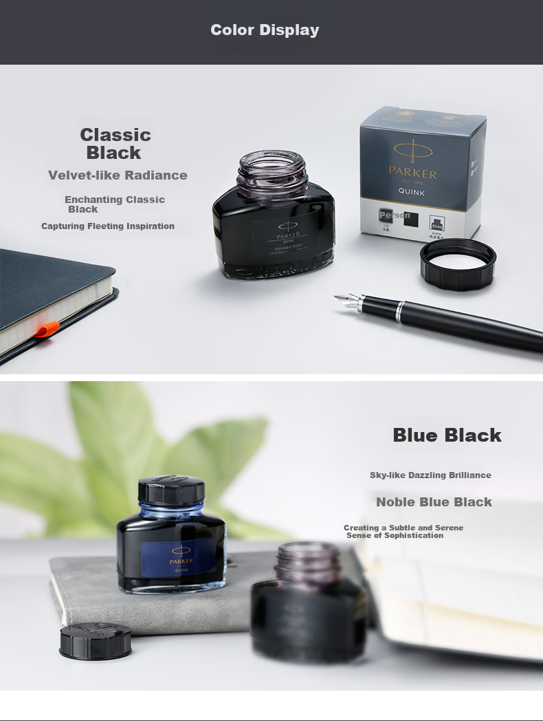 PARKER Accessories Series Fountain Pen Ink Black 57ml 2