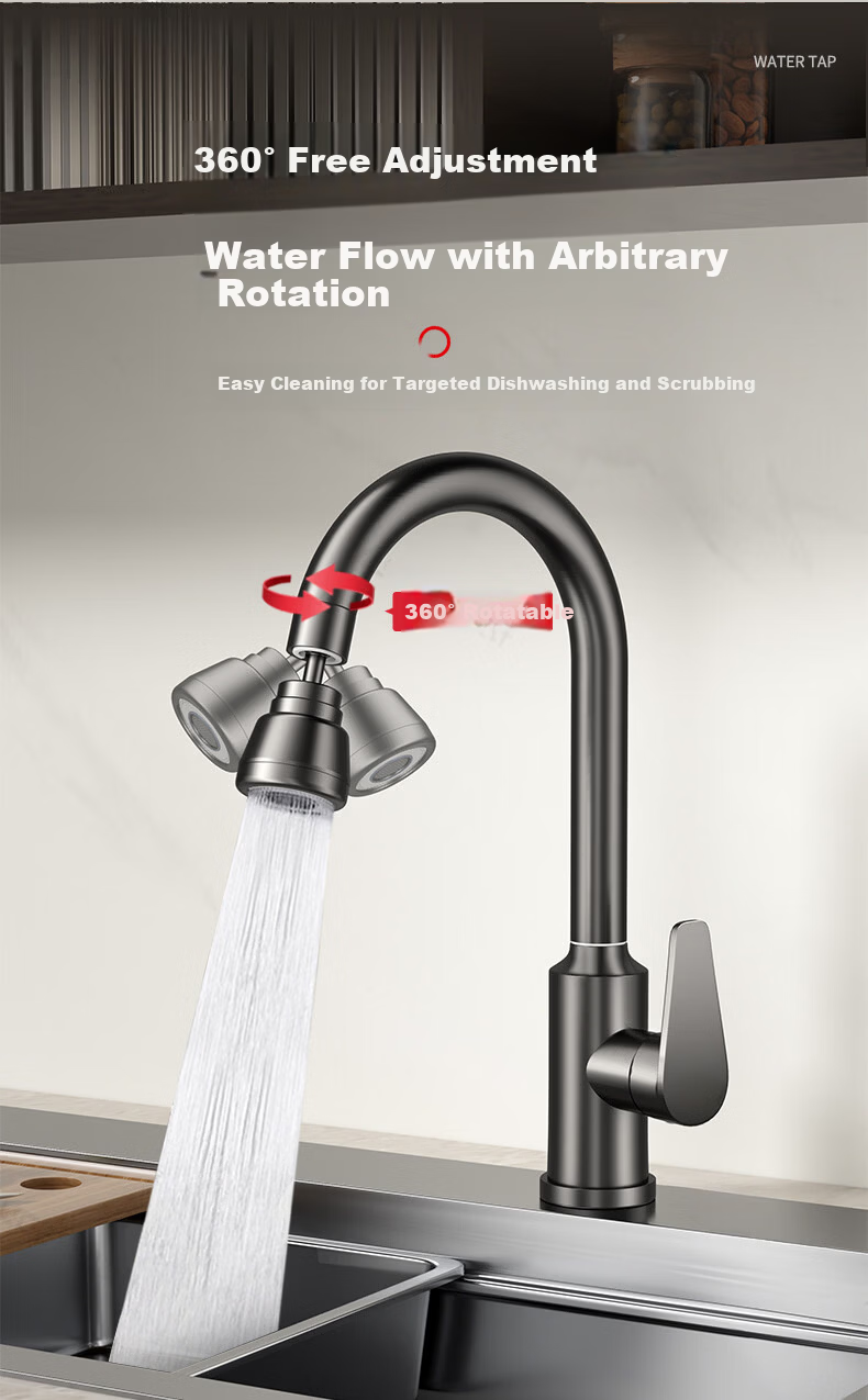 Baihan Kitchen Faucet Hot and Cold Household Sink Faucet for Washing Vegetables and Dishes 4