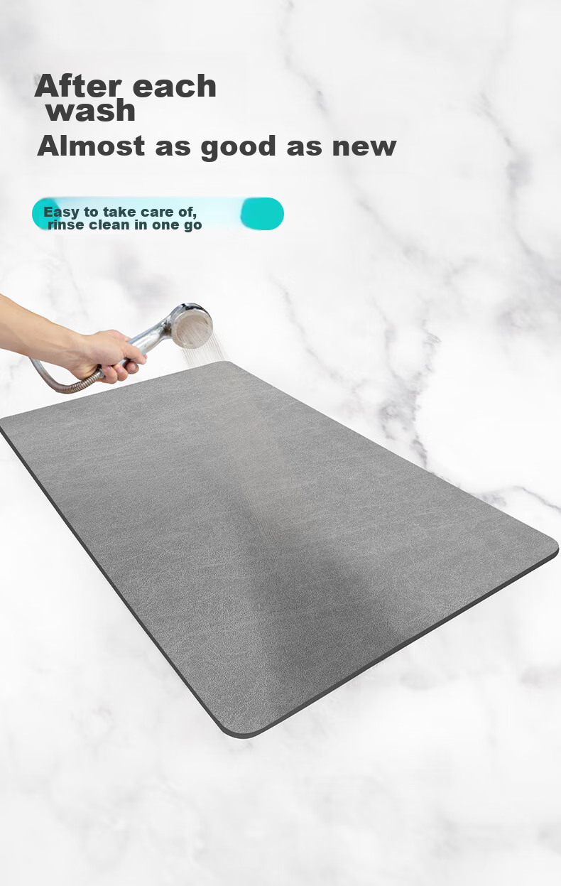 Dajiang Bathroom Mat, Toilet Entrance Absorbent Bath Mat, Non-Slip Floor Mat for Bathroom, 40x60cm 8