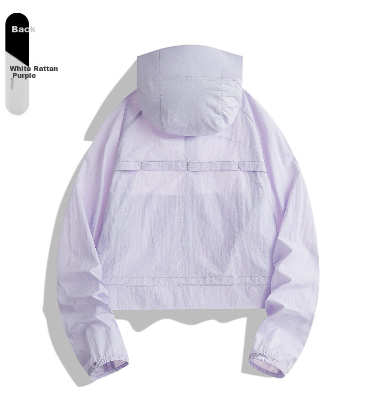 MULINSEN Summer 2026 New Slim Fit Short Sunscreen Jacket for Petite Women, Loose Breathable Hooded Thin Coat 21