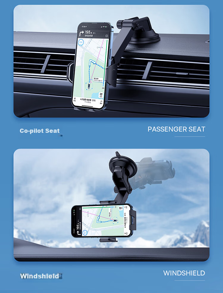BASEUS Car Phone Holder Dashboard Navigation Suction Mount for Ride-Hailing and Trucks 2026 New Model 7