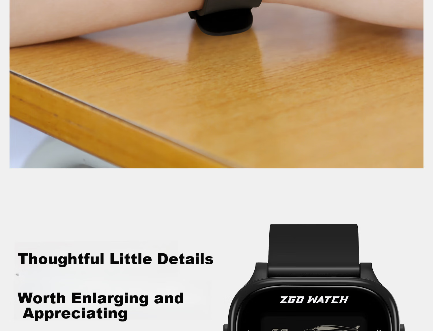 ZGO Men's Electronic Watch for Students, High School and Middle School, Luminous Waterproof Multifunctional Sports Digital Watch, Time Display Only 32