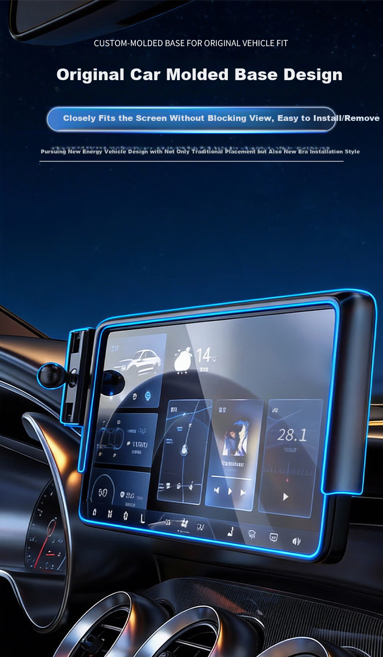 Newsmy Mercedes-Benz Wireless Car Charger Phone Holder for 2024-2026 Mercedes-Benz E-Class 6
