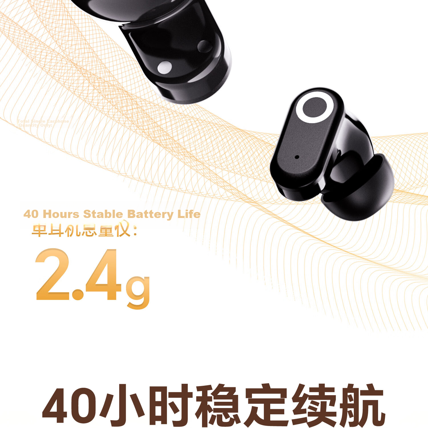 Zhunhang Bluetooth Noise Cancelling In-Ear Wireless Earphones 2026 New Ultra-Long Battery Life Deep Noise Cancellation Berlin Sound Sports Call Gaming Sleep Bluetooth Earphones 18