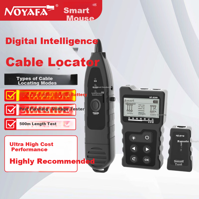 Smart Mouse NF-8209 Multifunctional Cable Tracing Mode Length Breakpoint Tester Line Finder Tracer
