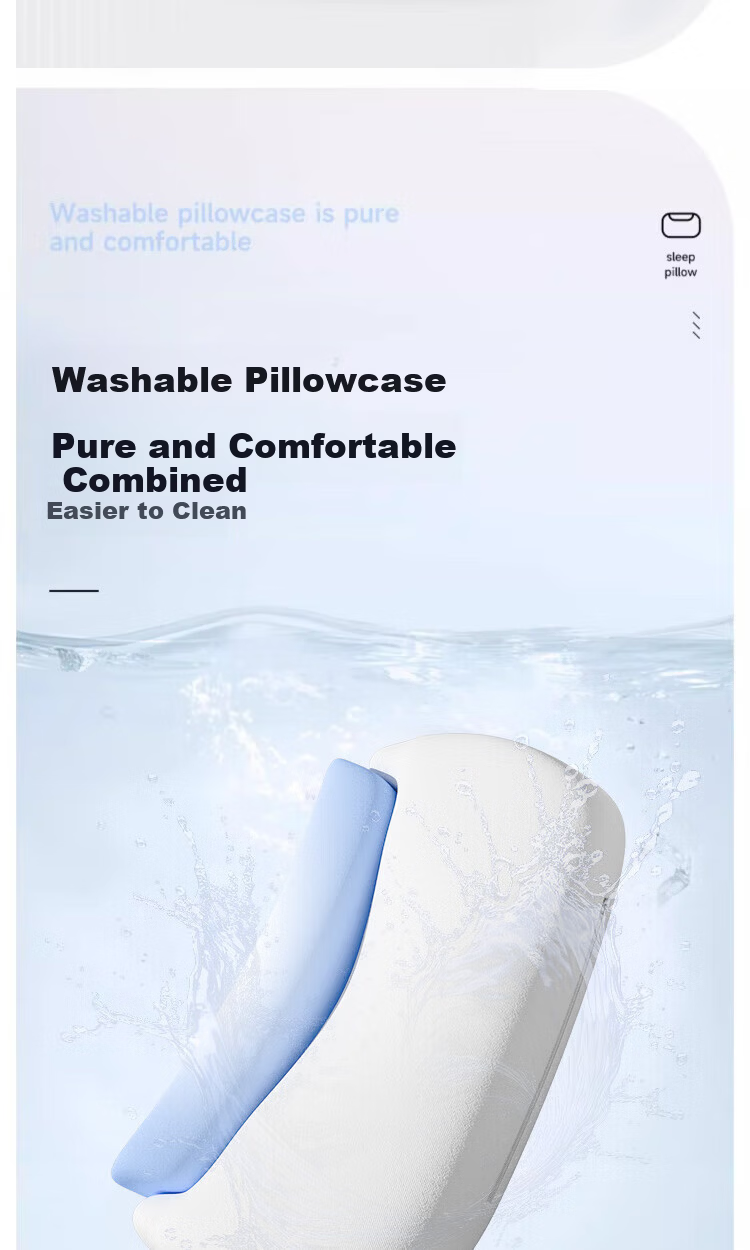 Jingyan Memory Foam Pillow Cervical Support Sleep Aid Slow Rebound Deep Sleep Pillow for Adults 10
