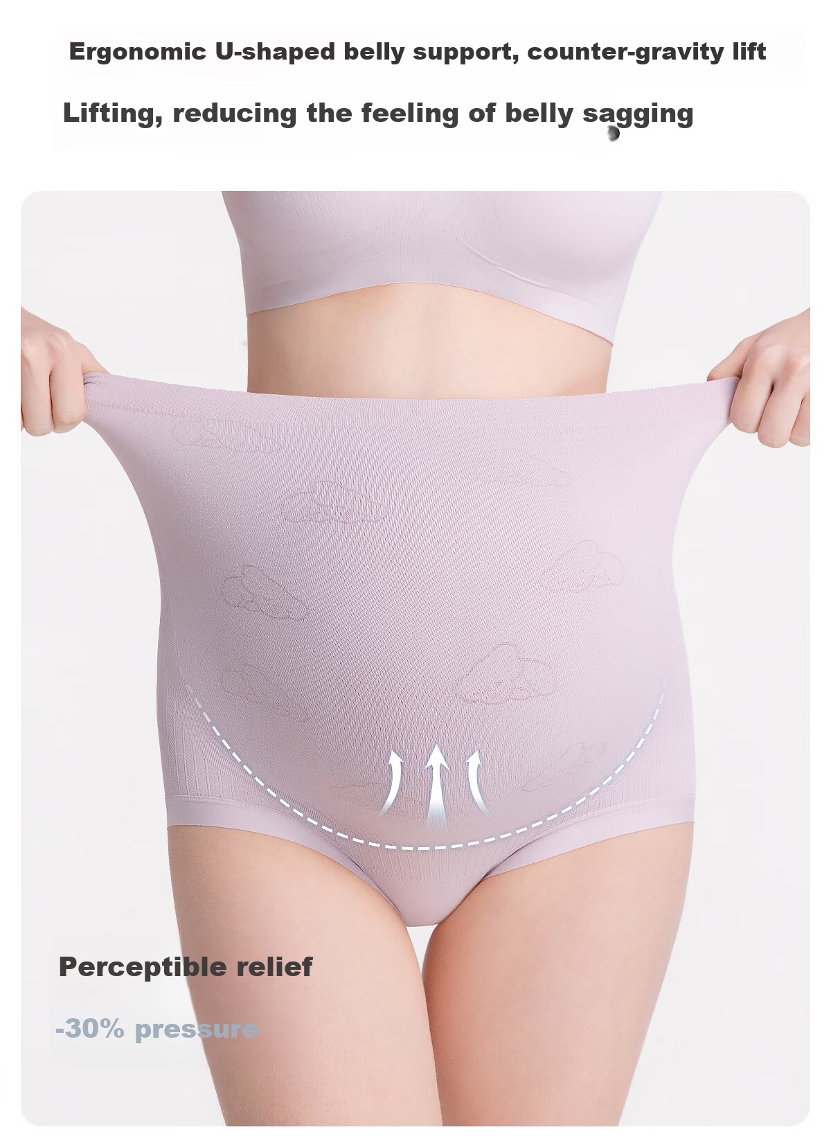 JOYNCLEON Maternity High-Waist Seamless Pregnancy Underwear 3-Pack XL Jnk198359 8