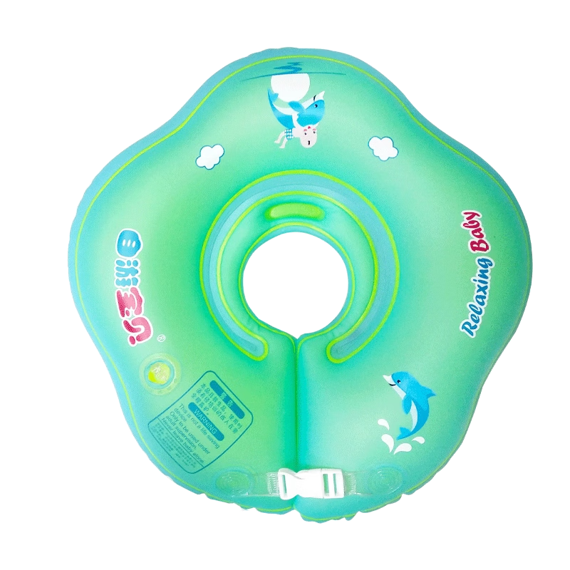 SwimmingBaby Baby Neck Float Inflatable Double Airbag Anti-Tip Swimming Ring Infant Safety Floatation Device