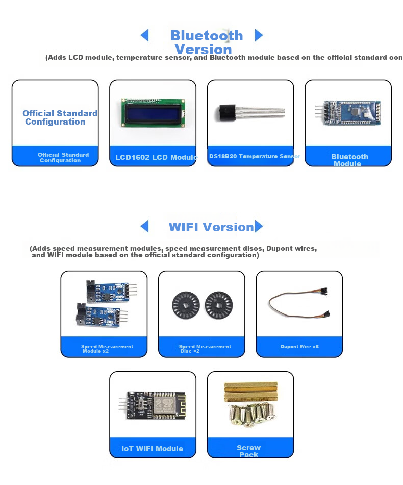 LOBOROBOT 51 Microcontroller Development Board Kit Smart Car Line Tracking Obstacle Avoidance Remote Control Bluetooth Programming C51 Robot Kit 13
