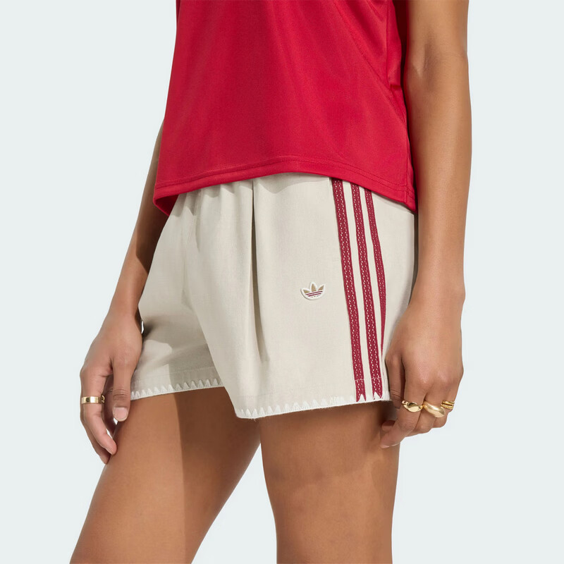 Adidas Originals Women's RESORT SHORTS W Woven Shorts KX0748 Beige S 6