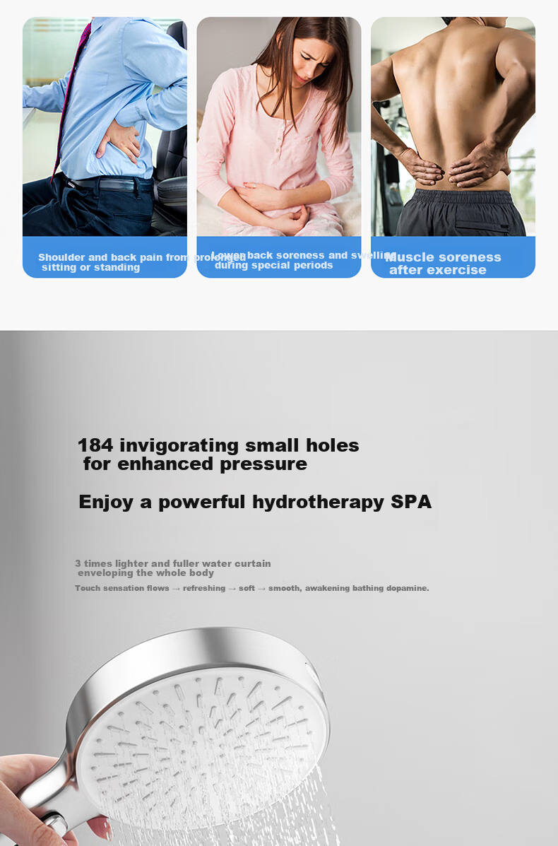 ARROW HS Handheld Shower Head High-Pressure Multi-Mode Handheld Bathroom Shower Sprayer 9