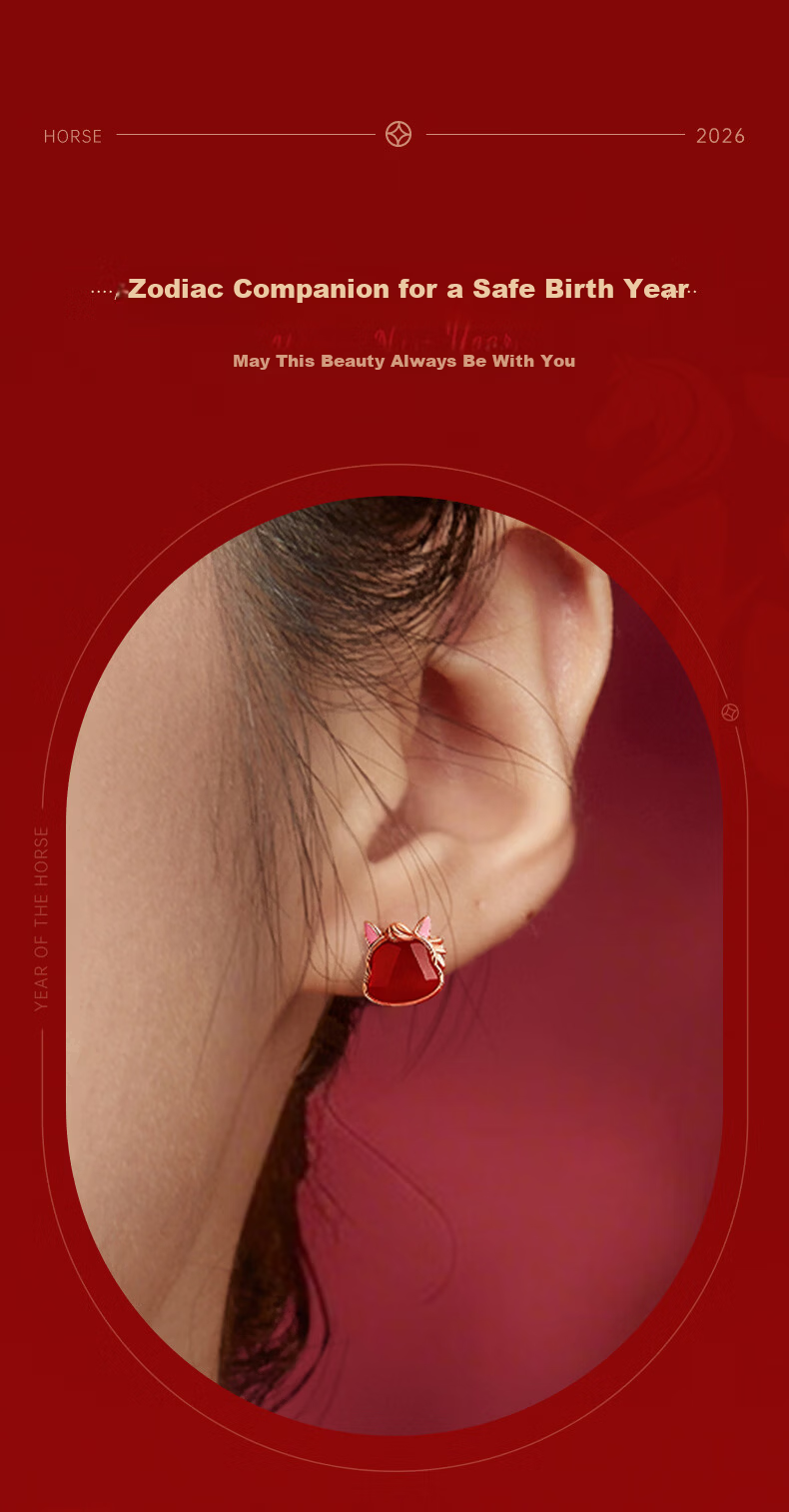 Lao Miao 26th Anniversary New Earrings for Women Birthday Gift Earrings for Girlfriend Wife 11