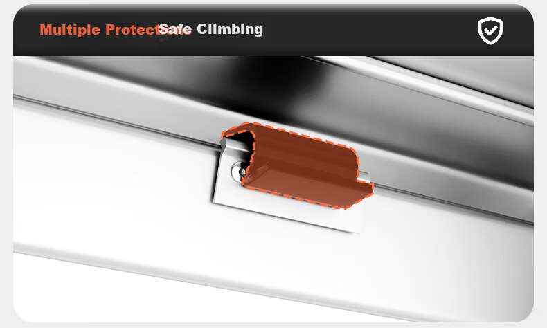 Aopeng Aluminum Alloy Household Folding Step Ladder Six-Step Lockable Thickened Climbing Ladder 4