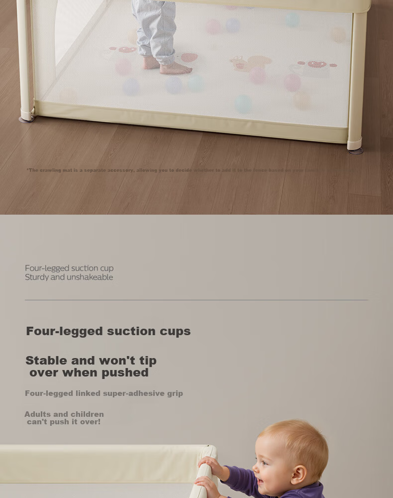 AVENT Little Cube Playpen Floor Crawling Mat Baby Living Room Playpen Small House Children's Safety Fence Tent Playground 4