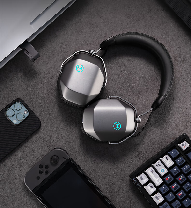 EDIFIER HECATE G5 MAX Wireless Edition 2.4G Wired Bluetooth Quad-Mode THX Sound Over-Ear Wireless Gaming Headset for PC FPS PUBG Delta Gray 34
