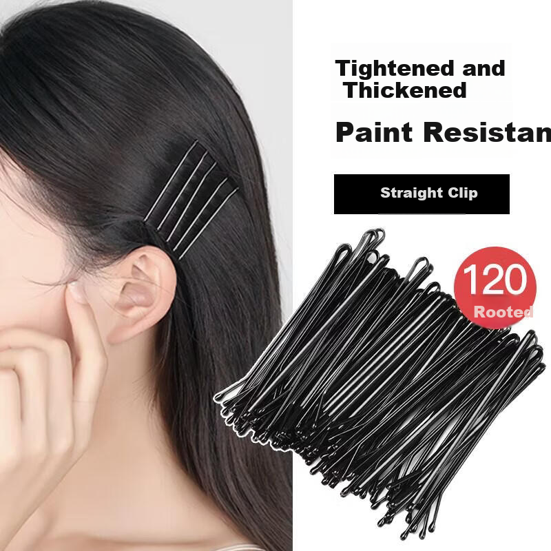 Baishang Yite Rock Sugar Hawthorn Flower Hair Clips 1 Pair Women's Sweet Side Hair Clips Front Bang Hairpin Hair Accessories