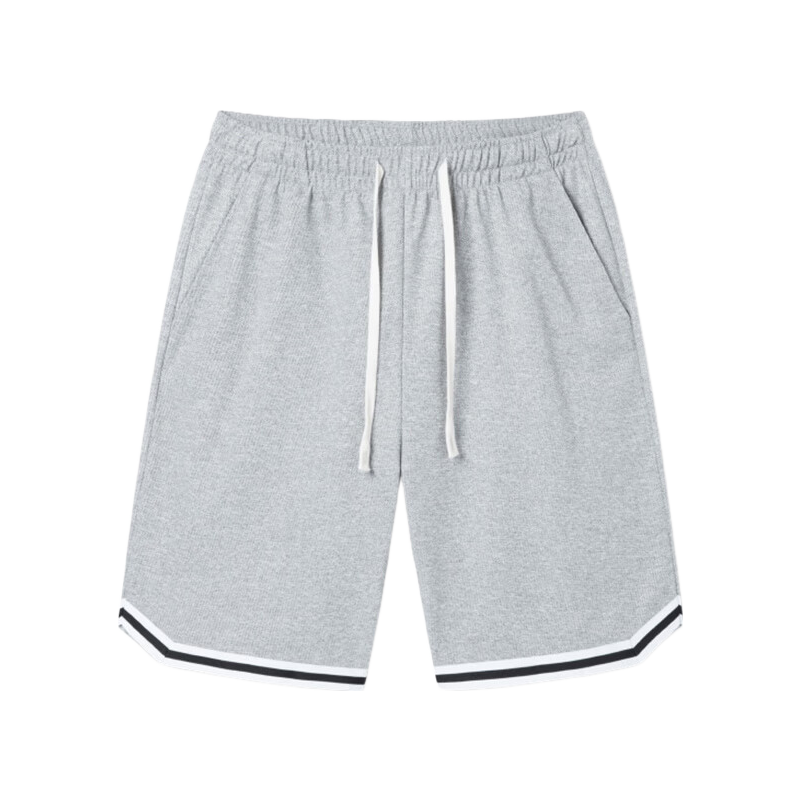 GENIOLAMODE Semir Group Men's Korean Style Loose Casual Lightweight Breathable Five-Point Ice Silk Quick-Dry Versatile Drawstring Shorts