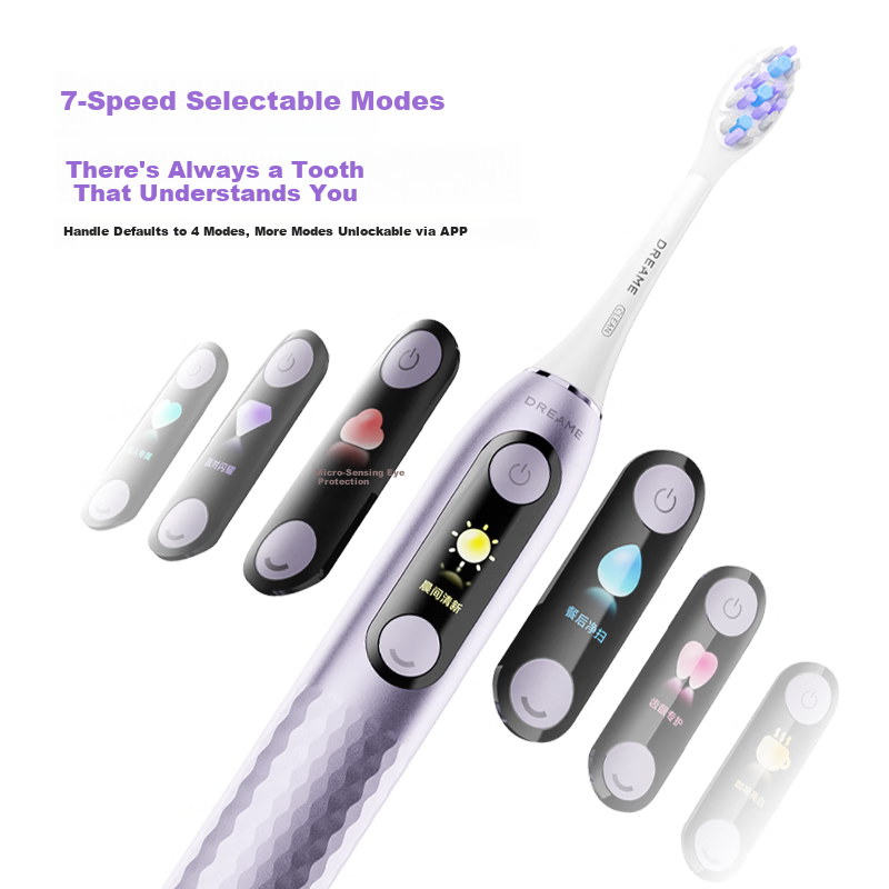 Dreame [CR7 Edition] Electric Toothbrush E10F Twilight Purple Luxury AI Gum Care Leak-Proof Practical Gift for Boyfriend Girlfriend Birthday Children's Day Price Guarantee 618