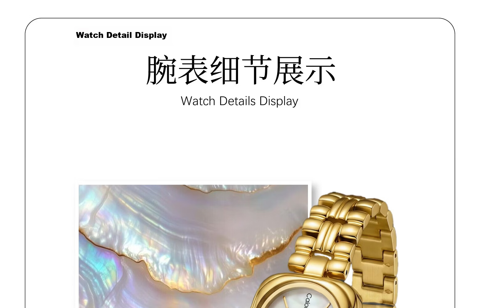 Caloric King Minimalist Small Gold Luxury Women's Watch Elegant Ladies Wristwatch Small Dial Birthday Gift for Girlfriend 21
