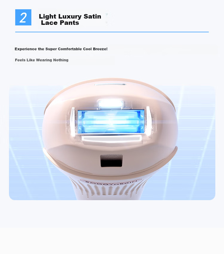 Mujin ICE Sapphire 3-in-1 Hair Removal Device - Painless Ice Point Intelligent Skin Analysis for Full Body, Private Areas, and Underarms - Effective on Coarse Beard Hair - Price Guaranteed for 618 9