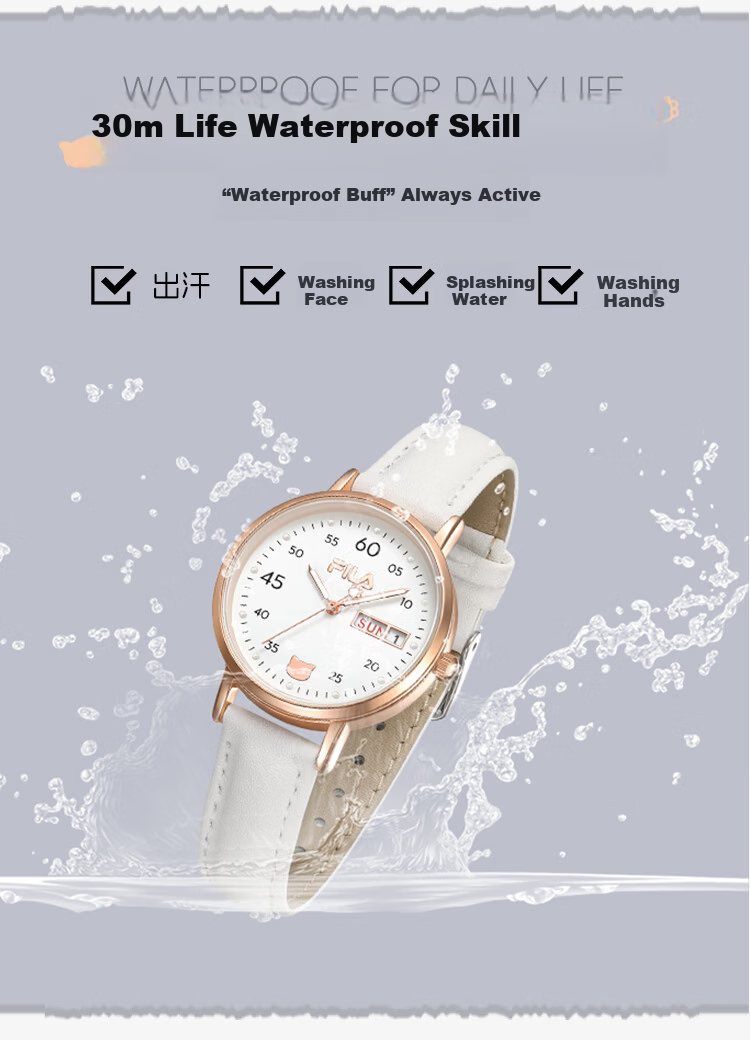 FILA Women's Watch Student Watch for Girls High School Gift for Girlfriend 6867-103 3
