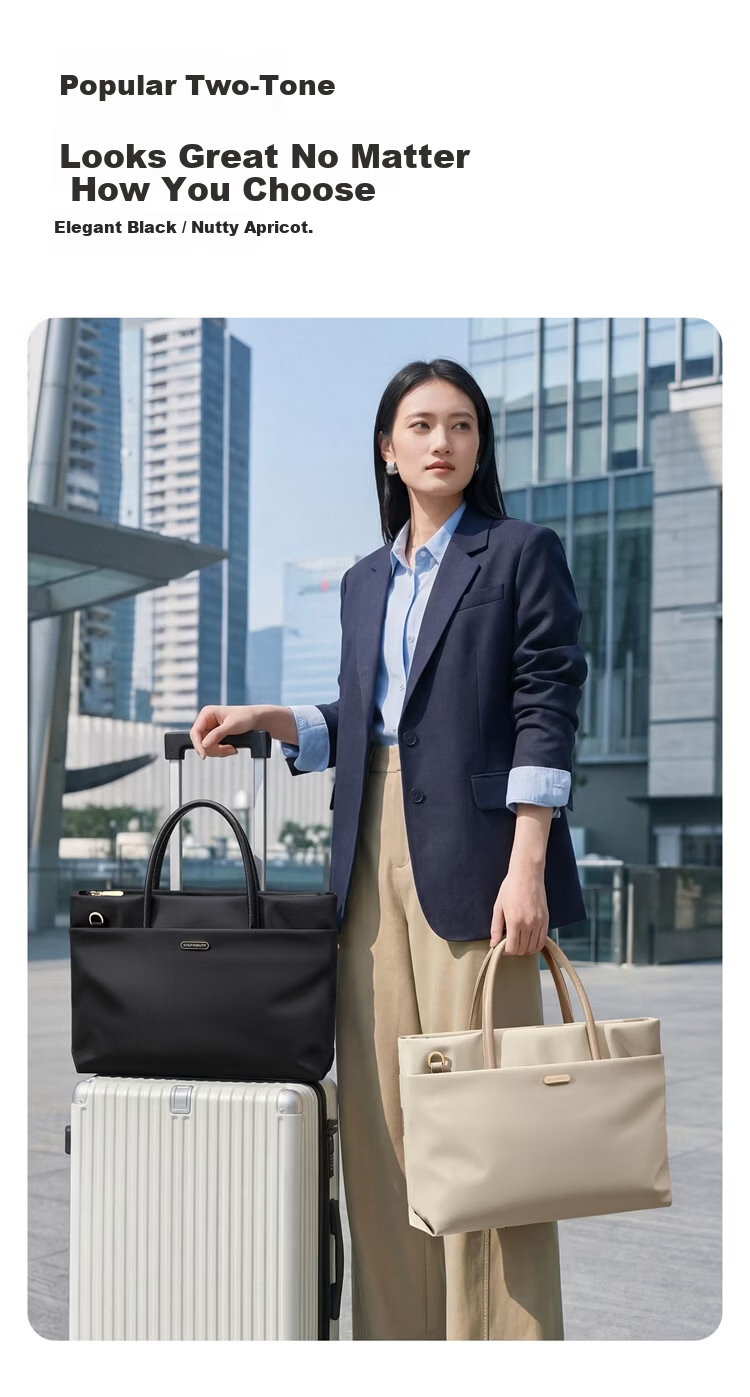 GOLF Women's Business Laptop Bag 14/15 Inch Briefcase for Huawei Apple High-Style Shoulder Crossbody 5
