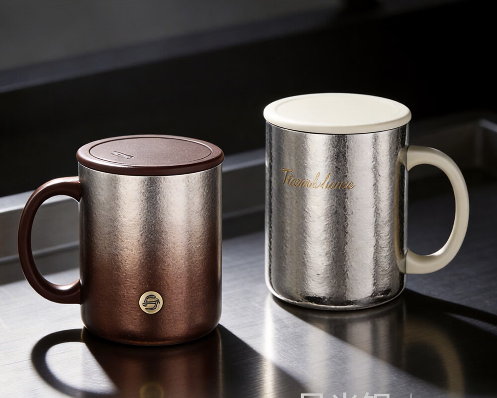 Fuguang Pure Titanium Insulated Mug Unisex High-Value Tea Cup Large Capacity Coffee Water Cup Custom Gift Box Set 27