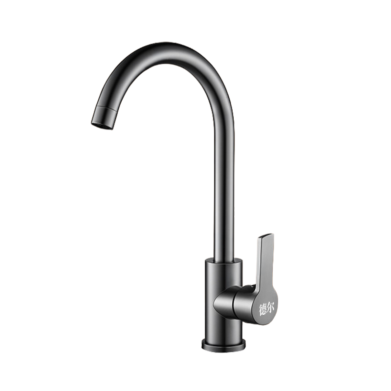 Del 28-Year Brand All-Copper Kitchen Faucet Sink Basin Splash-Proof Hot and Cold Water Tap CPLT