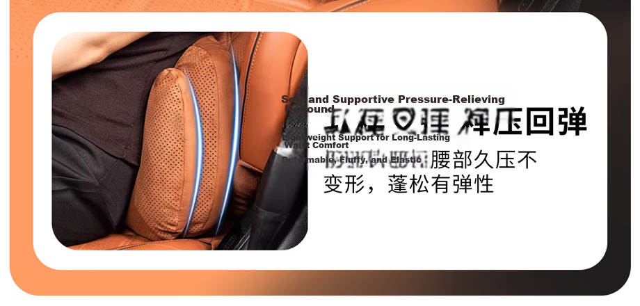MINISO Car Headrest Neck Pillow Lumbar Support Cushion Office Nap Pillow Ideal for Car Use 20