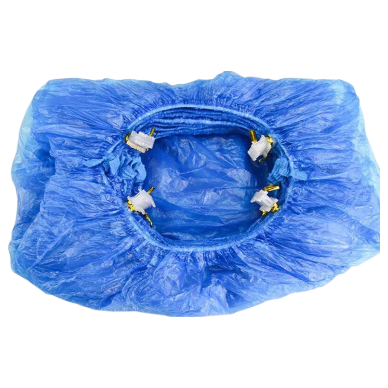 BAIGE Disposable PE Shoe Covers for Shoe Cover Machine, Sample Room, Factory, Living Room Use, 100 Pieces/Pack