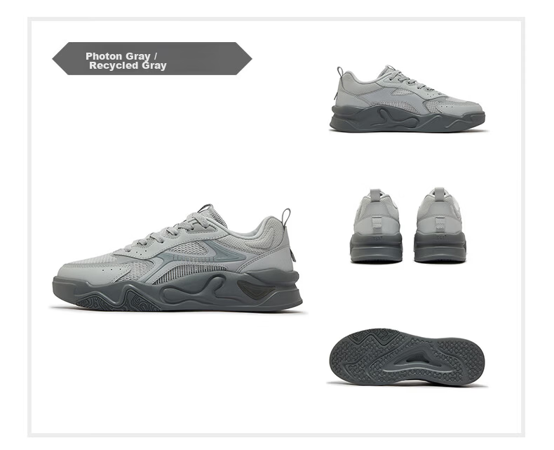 361° Men's Sports Shoes Jin Cheng SE Spring Summer Mesh Breathable Thick Sole Height Increasing Casual Sneakers 672626614-2 29