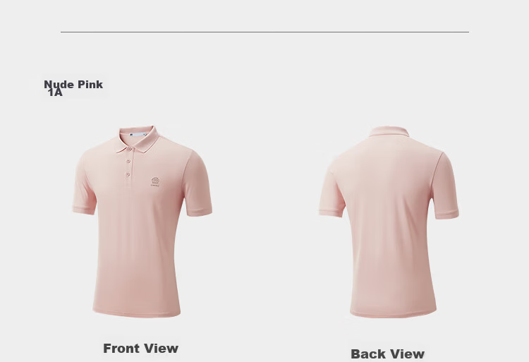 HLA Hailan Home Men's Short Sleeve Polo 26 Summer Sports Cooling Printed Short Sleeve Shirt 10