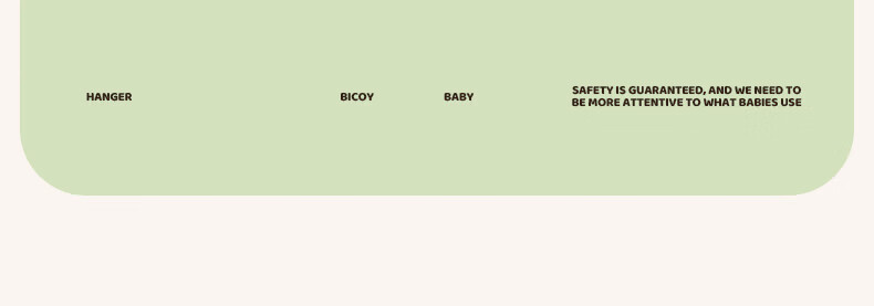 Baicaoyuan Kids Adjustable Clothes Hangers Baby Underwear Socks Storage Infant Drying Rack Wardrobe Clothes Hangers 10-Pack 11