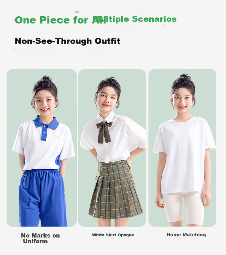 Seven-Color Spinning 2-Pack Girls' Underwear Developmental Period 6-12 Years Summer Thin Big Kids Elementary School Vest Girls' Bra 10