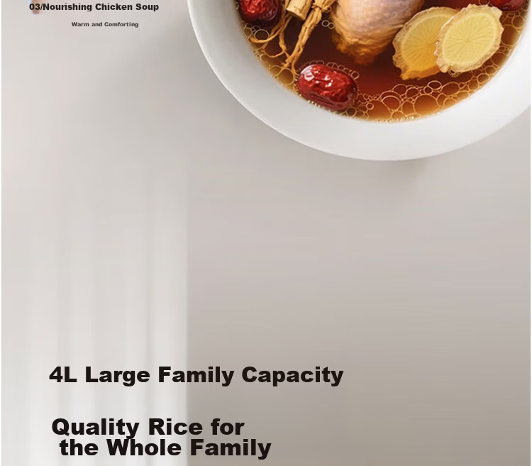 Joyoung Multifunctional Smart Rice Cooker 4L 316L Stainless Steel Inner Pot IH Non-Stick Rice Cooker F-40F560L 23