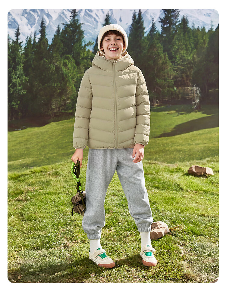 BALABALA [BalaOne] Children's Lightweight down Jacket, Boys And Girls Winter Coat 2026 Triple Protection Outerwear 52
