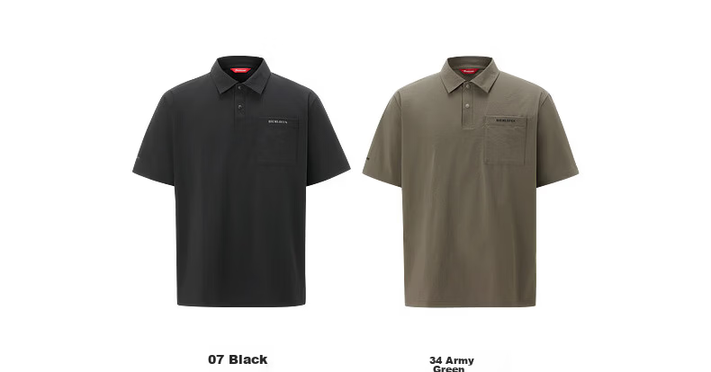 Biyinlefen Outdoor Functional Fabric 2026 Summer New Men's Classic Simple Workwear Style Short Sleeve Polo Shirt 11