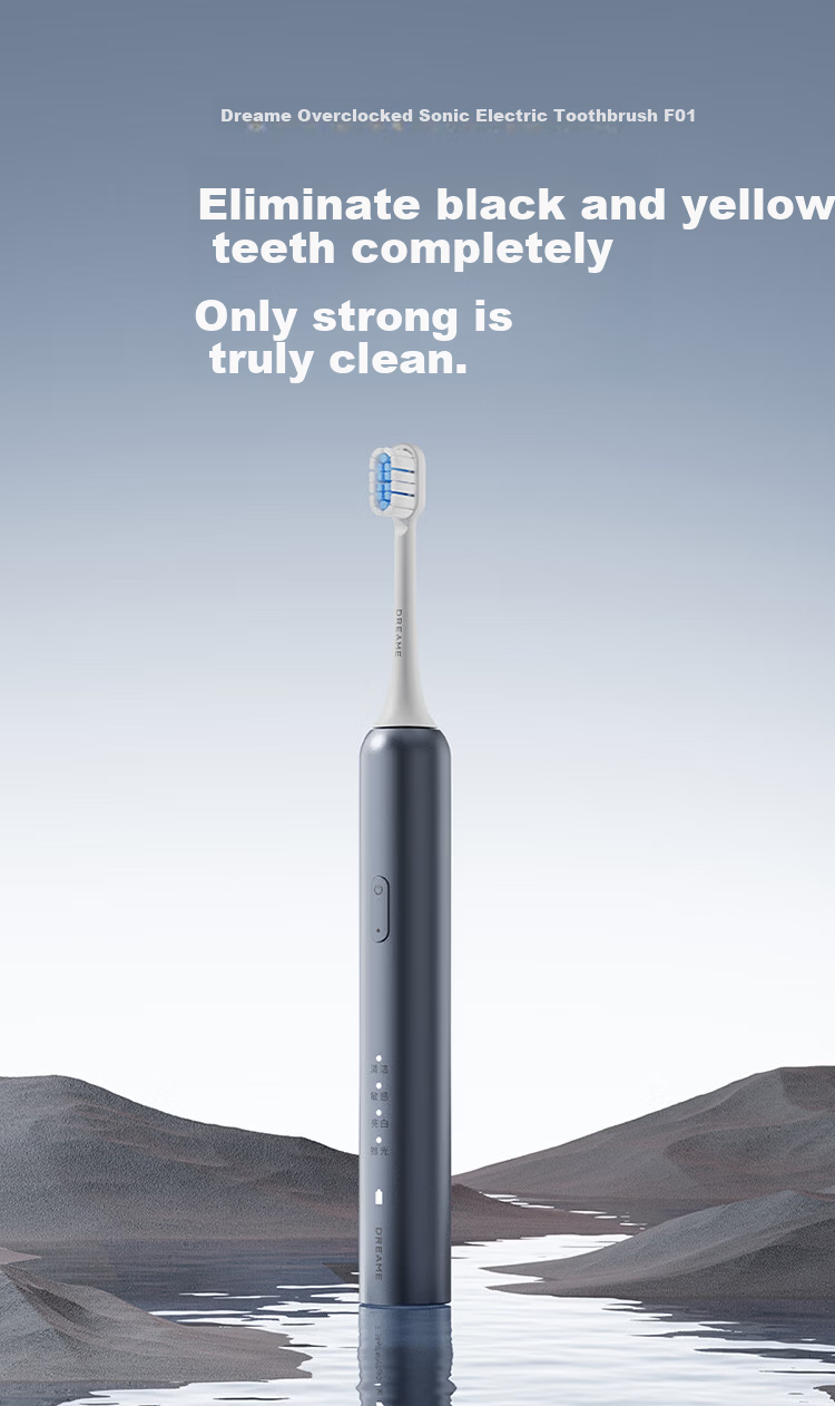 Dreame [CR7 Edition] F01 High-Frequency Sonic Electric Toothbrush 100-Day Long Battery Life Gum Care Practical Price Guarantee 618 Gift for Men and Girlfriend Birthday Children's Day Gift 1