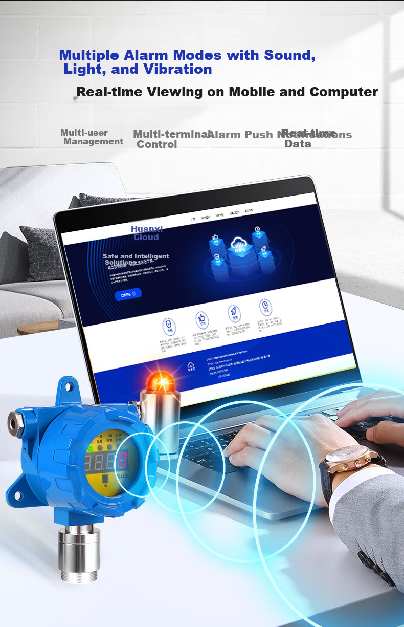 BAOSHIAN GTYQ-DX101 Combustible Gas Alarm Detector Industrial Gas Detector Combustible Gas Detector 5