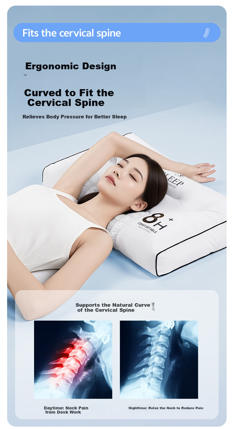 Yu Zhaolin Buckwheat Pillow Neck Support Cervical Spine Deep Sleep Adult Orthopedic Cotton Side Sleep Pillow Core 7
