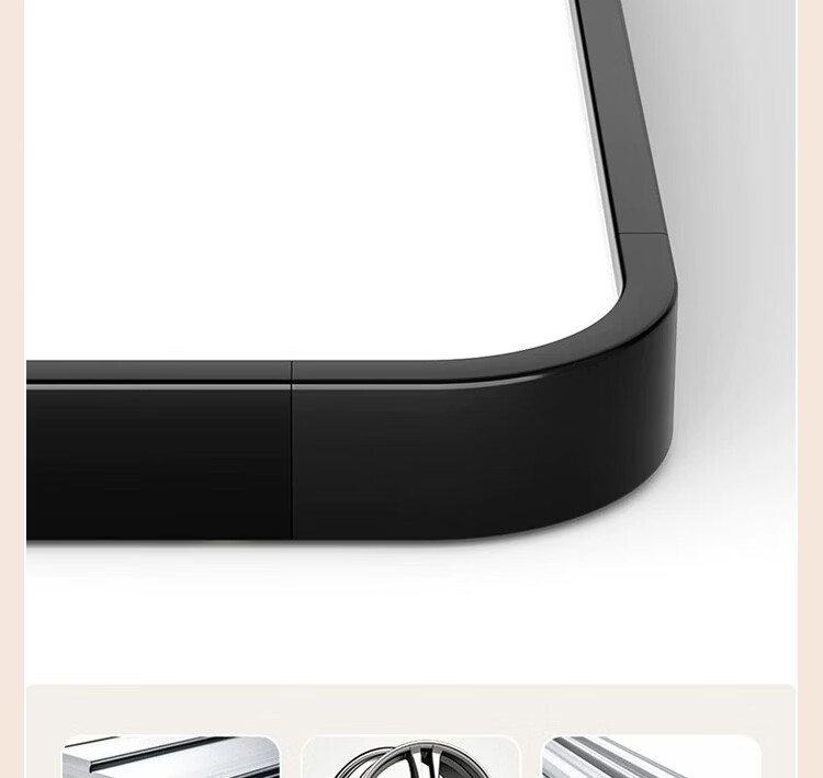 Anerya Full-Length Floor Mirror Aluminum Alloy Dressing Mirror 40x150cm for Home Bedroom Dorm Wall-Mounted 15